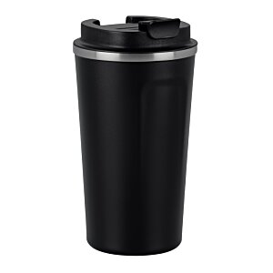 Additional Image 2 - a black coffee cup with a lid