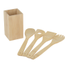 View Image 2 of 3 of Bamboo Kitchen Tool Set