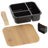 View Image 2 of 4 of Square Bento Box with Bamboo Lid