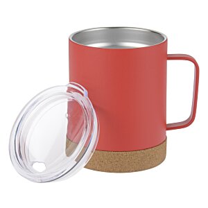 Additional Image 1 - a red and brown mug with a lid