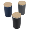 View Image 3 of 2 of Brees Vacuum Tumbler with Bamboo Lid - 14 oz.