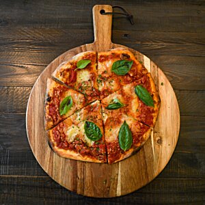 Additional Image 3 - a pizza on a cutting board