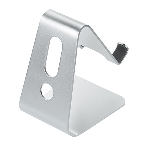 Additional Image 1 - a silver metal stand with a hole
