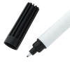 View Image 3 of 5 of Dri Mark Double Header Plastic Point Pen/Highlighter - White Barrel