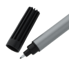 View Image 3 of 4 of Dri Mark Double Header Plastic Point Pen/Highlighter - Silver Barrel