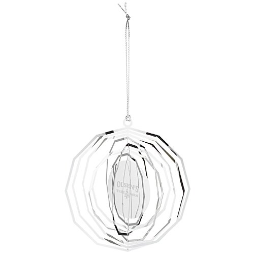 Additional Image 3 - a clear round object with a white circle