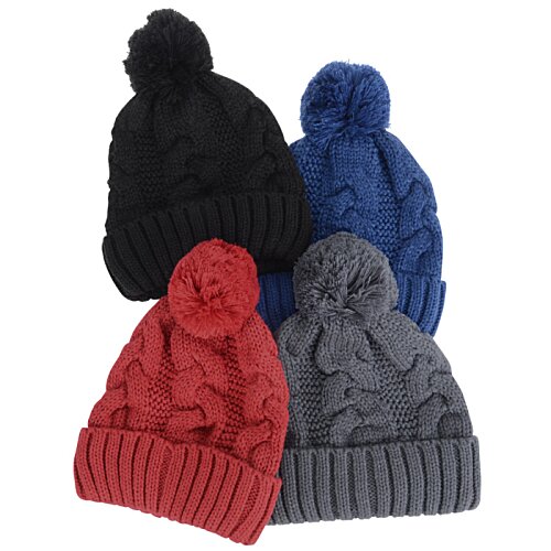 Divergent Knit Pom Toque Image 3 of 3