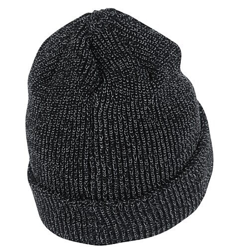 Additional Image 1 - a black knit hat on a white background