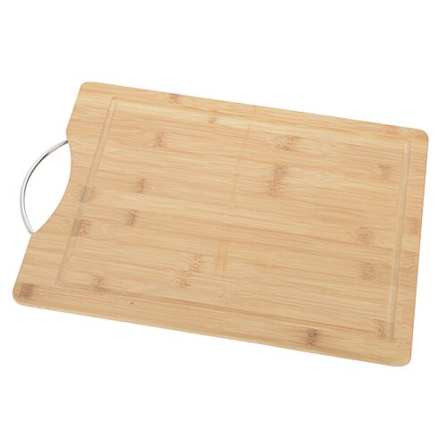 Home Basics Bamboo Board with Handle Image 1 of 2