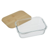 View Image 2 of 3 of Glass Food Container with Bamboo Lid