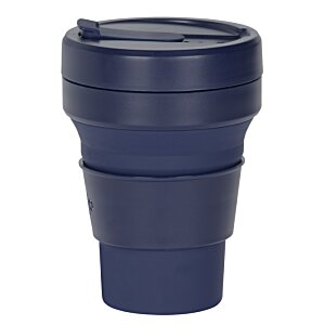 Additional Image 2 - a blue cup with a lid