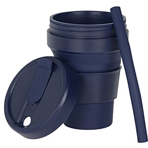 Additional Image 3 - a blue plastic cup with a straw
