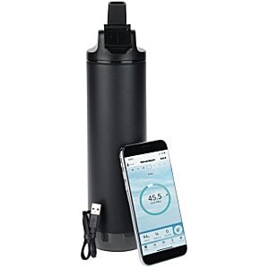 Additional Image 3 - a black bottle with a white label next to a cell phone