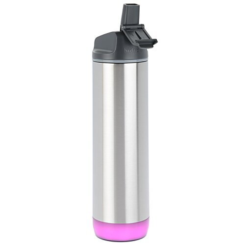 Additional Image 9 - a silver and black water bottle