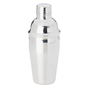 Additional Image 3 - a silver shaker with a silver lid