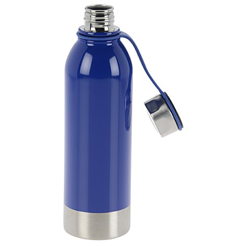 Additional Image 1 - a blue and silver water bottle