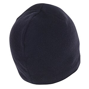 Additional Image 1 - a black beanie on a white background