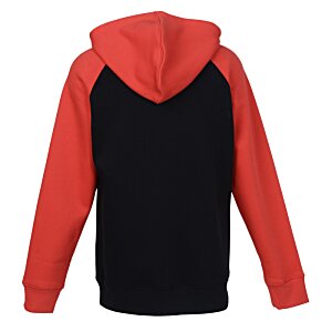 Additional Image 1 - a black and red hoodie