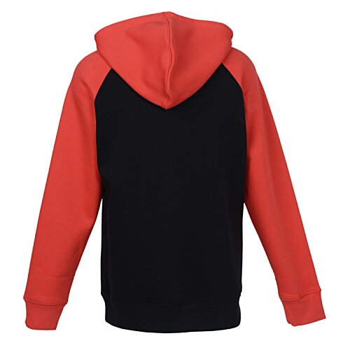 Additional Image 1 - a black and red hoodie
