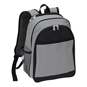 Additional Image 1 - a grey backpack with black straps