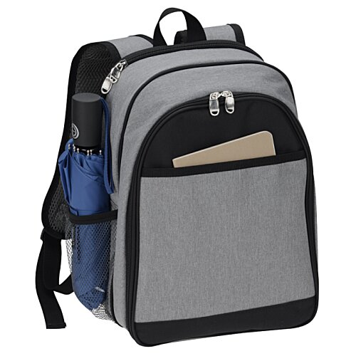 Additional Image 2 - a grey and black backpack