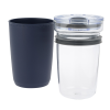 View Image 4 of 5 of Vesta Glass Tumbler with Sleeve - 16 oz.