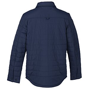 Additional Image 1 - a back of a blue jacket