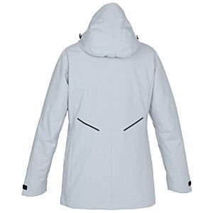 Additional Image 1 - a white coat with a hood