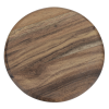 View Image 3 of 5 of Acacia Wood 4-Piece Coaster Set in Metal Stand - Round