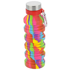 Additional Image 2 - a colorful plastic bottle with a silver lid