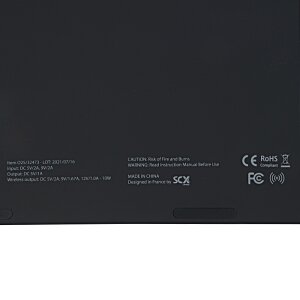 Additional Image 4 - a black rectangular object with white text