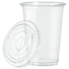 View Image 2 of 1 of Clear Soft Plastic Cup with Lid - 10 oz.