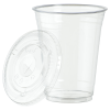 View Image 2 of 1 of Clear Soft Plastic Cup with Lid - 16 oz.