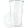 View Image 2 of 1 of Clear Soft Plastic Cup with Lid - 32 oz.