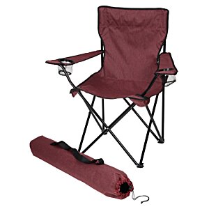 Additional Image 2 - a red folding chair with a pillow