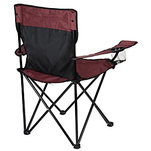 Additional Image 4 - a red and black folding chair