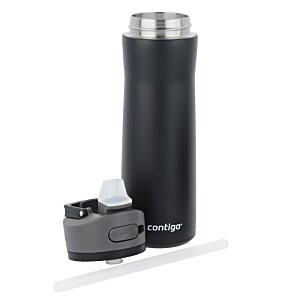 Additional Image 4 - a black and silver thermos