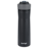 a black and grey water bottle