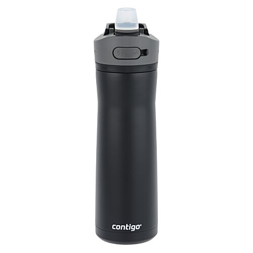 Additional Image 2 - a black and grey water bottle