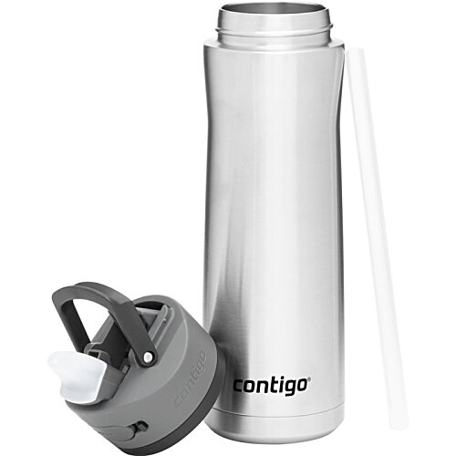 Additional Image 4 - a black and silver thermos