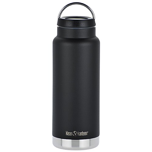 Additional Image 2 - a black and silver water bottle