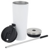 Additional Thumbnail Image 3 - a white cylinder with a black cap and a black straw