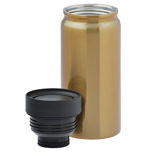 Additional Image 1 - a gold can with a black lid