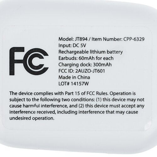 Additional Image 4 - a white rectangular object with black text