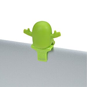 Additional Image 3 - a green plastic toy on a white surface