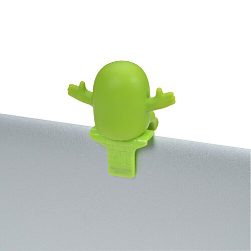 Additional Image 3 - a green plastic toy on a white surface