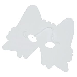 Additional Image 1 - a white mask with a butterfly design