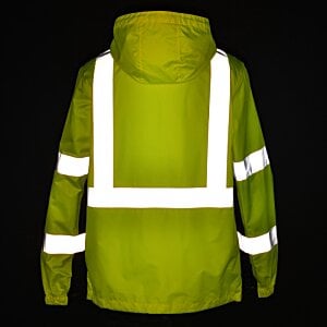 Additional Image 4 - a green jacket with white stripes