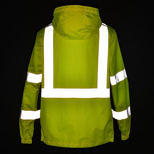 Additional Image 4 - a green jacket with white stripes
