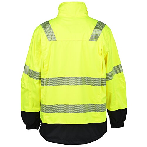 Additional Image 1 - a yellow jacket with reflective stripes